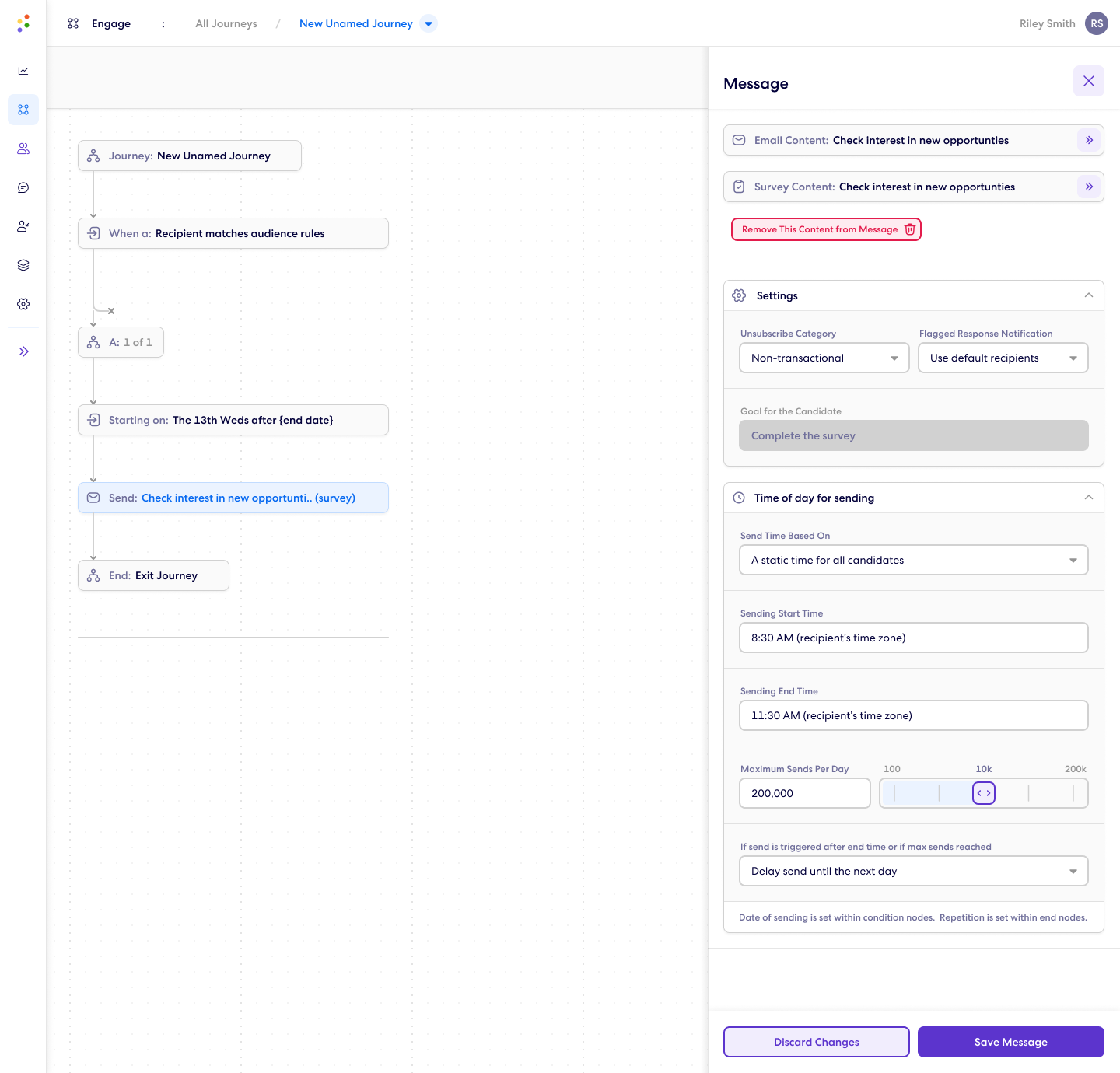 Sample page using the new design system