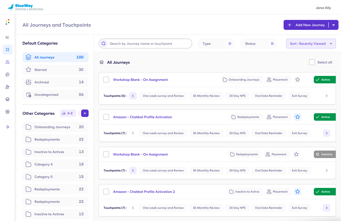 Automations organizer screenshot