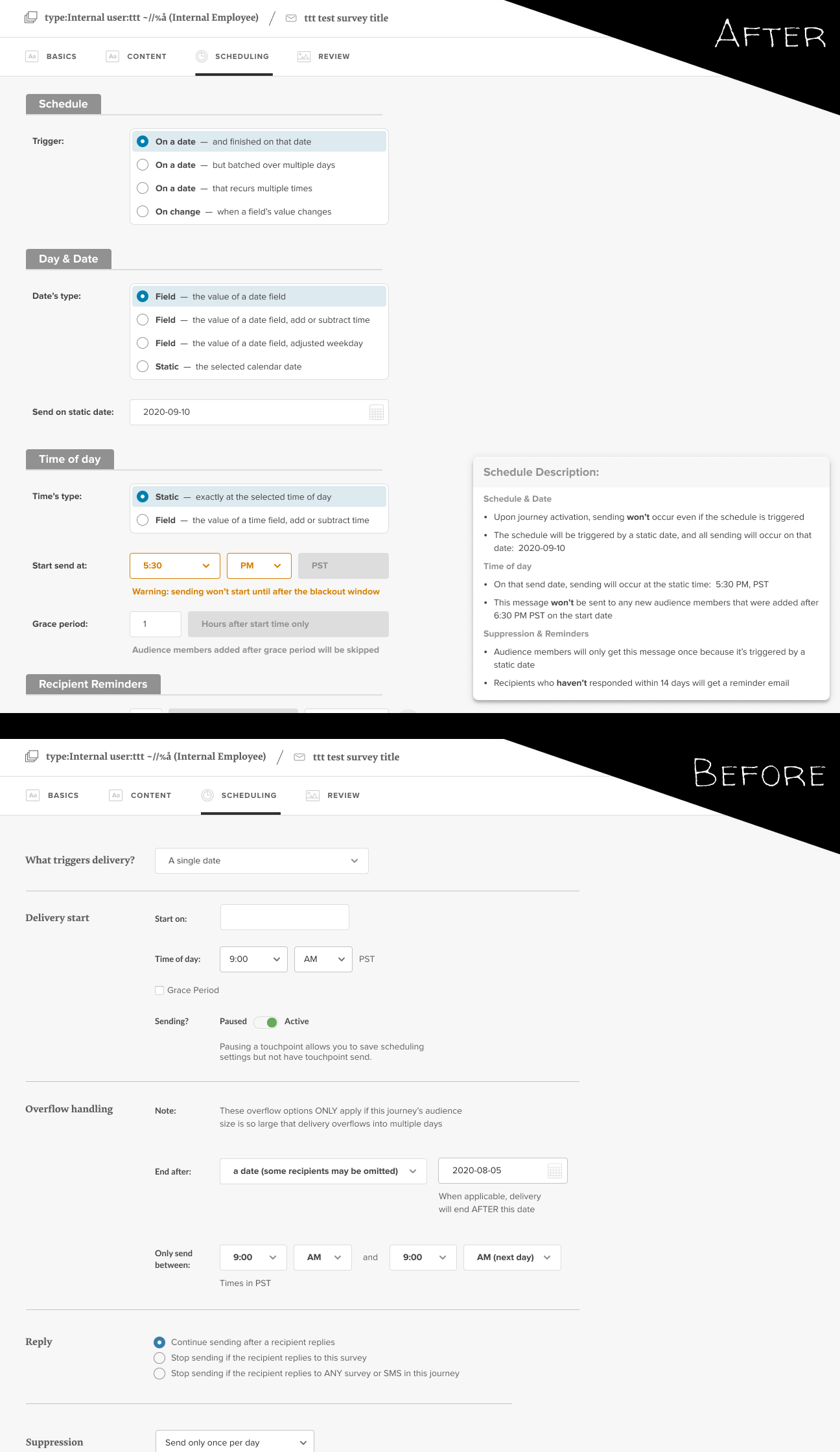 Automations organizer screenshot