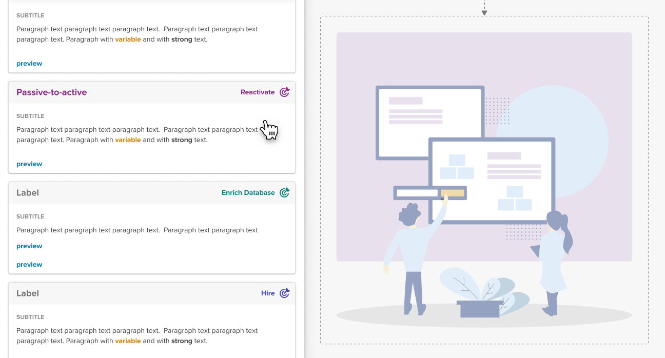 Templates selector screenshot