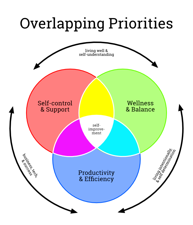 venn diagram of Siempo's personas with more detail